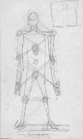 Willard Quine sketch of human proportions
